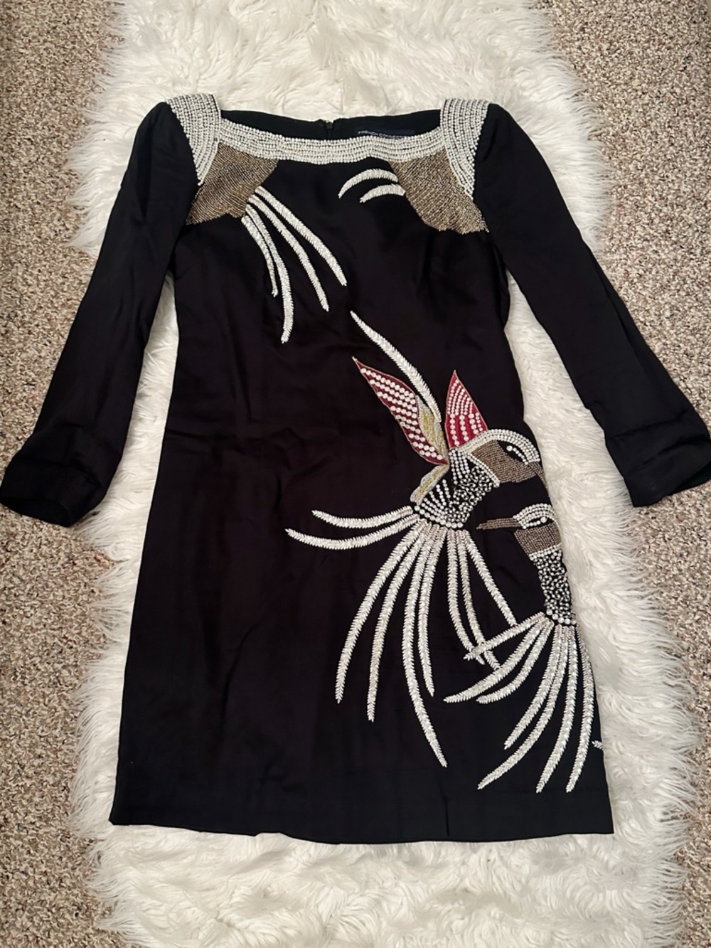 Stunning French Connection Beaded Dress